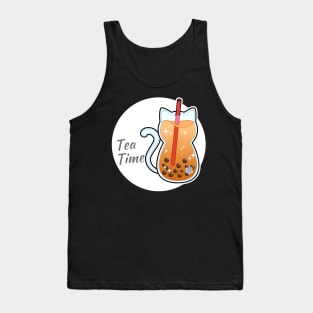 Boba Lover Kitty Glass Tank Top